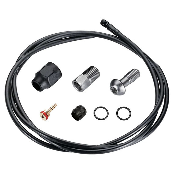 Tektro/TRP Banjo Hose Kit Black 2000mm