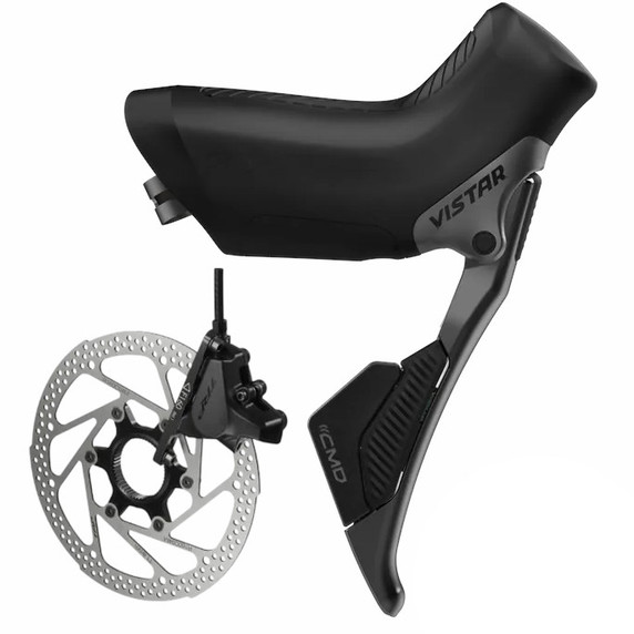 TRP VISTAR Hydraulic Brake/Shifter Set Gunmetal Grey Right