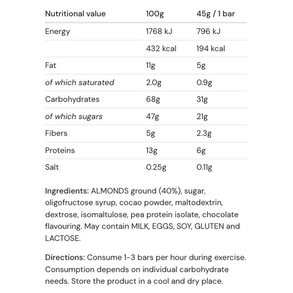 Amacx Fast Bar Chocolate