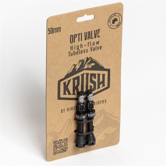 Krush Tubeless Opti Valve 50mm Black
