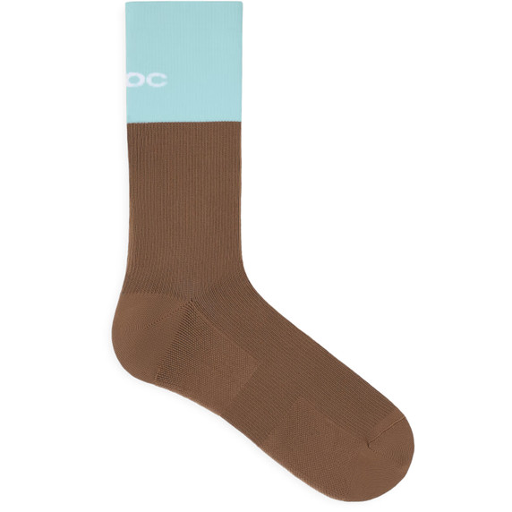 POC Motion MTB Long Sock Bronzite Brown/Lazurite Blue