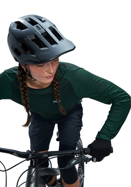 POC Womens Motion Air LS Jersey Pargasite Green