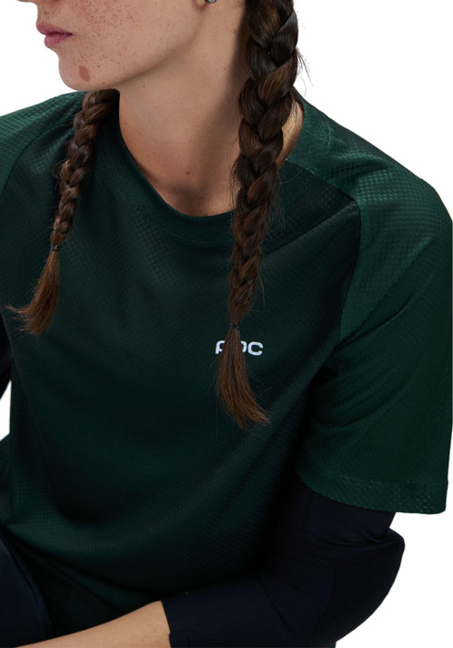 POC Womens Motion Air SS Jersey Pargasite Green
