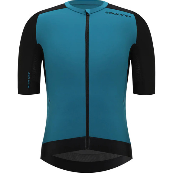 Soomom Escape Trailblock Cycling Jersey Ocean Teal