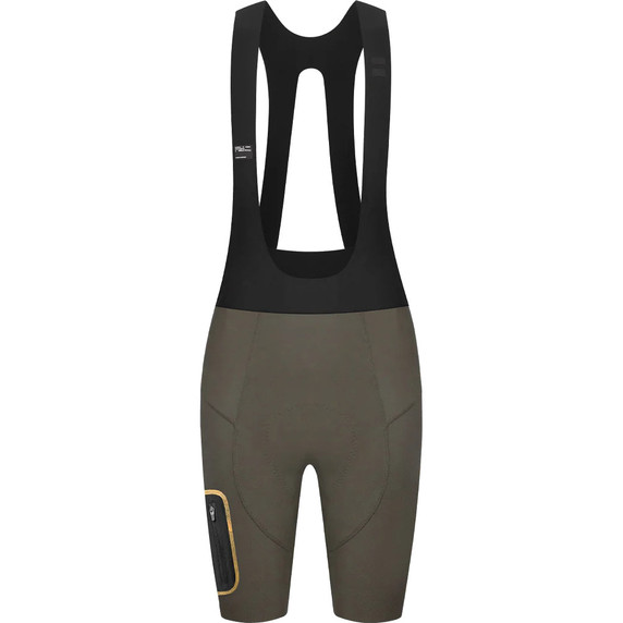 Soomom Womens Escape Trail Utility Bib Shorts Forest