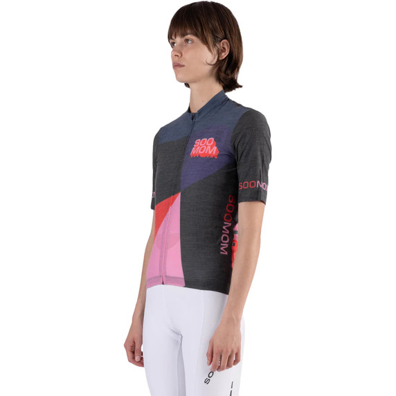 Soomom Womens Soomom x Spin Spin Art Series Merino Jersey Blocking