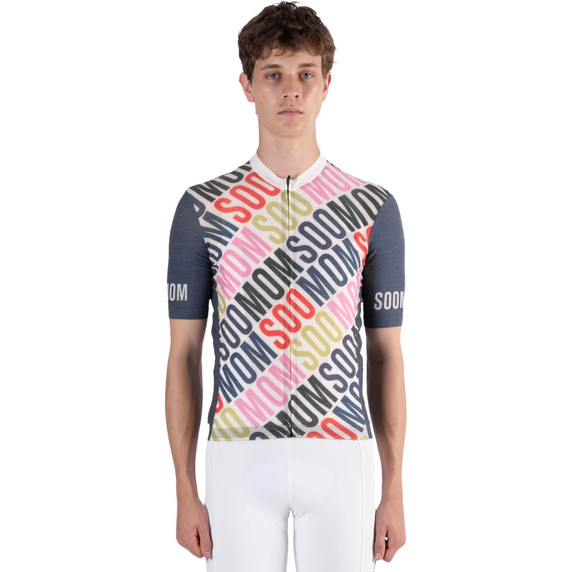 Soomom x Spin Spin Art Series Merino Jersey Slipstream