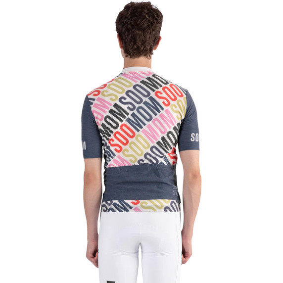 Soomom x Spin Spin Art Series Merino Jersey Slipstream