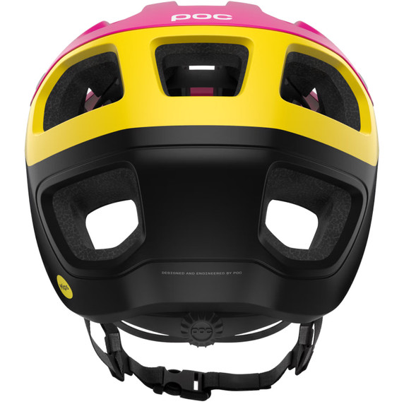 POC Cularis Pure MTB Helmet Rhos Red Matt/Citrine Yellow Matt