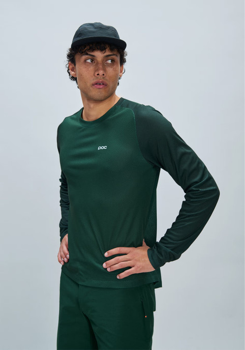 POC Mens Motion Air LS Jersey Pargasite Green