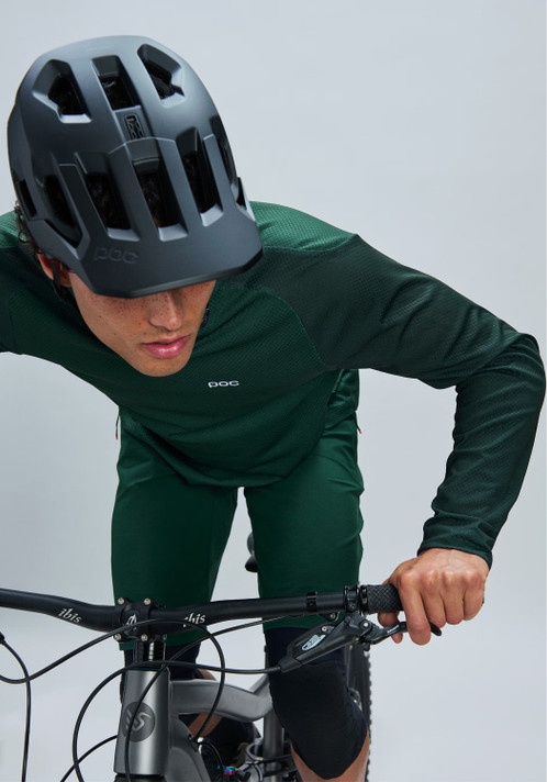 POC Mens Motion Air LS Jersey Pargasite Green