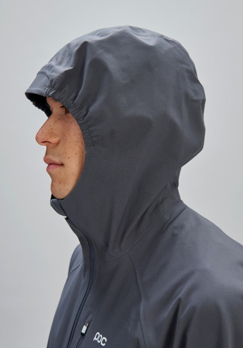 POC Mens Motion Rain Jacket Sylvanite Grey