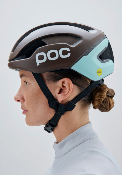 POC Omne Air MIPS Road Helmet Bronzite Brown Matt/Lazurite Blue Matt