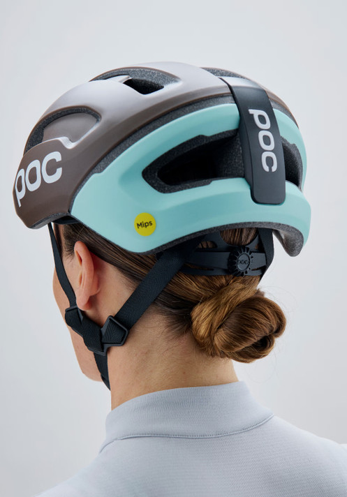 POC Omne Air MIPS Road Helmet Bronzite Brown Matt/Lazurite Blue Matt