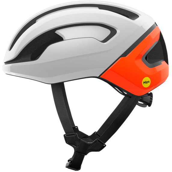 POC Omne Air MIPS Road Helmet Hydrogen White/Fluorescent Orange