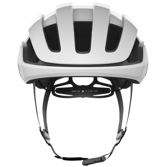 POC Omne Air MIPS Road Helmet Hydrogen White/Uranium Black Matt w/Logo