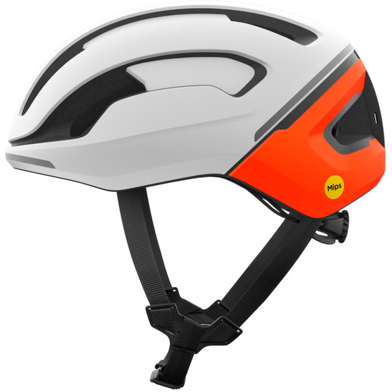 POC Omne Beacon MIPS Commuter Helmet Hydrogen White/Fluorescent Orange Matt