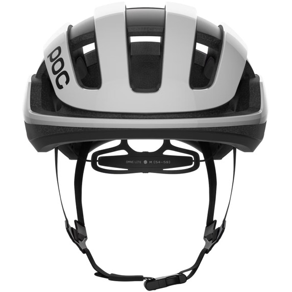 POC Omne Lite Road Helmet Hydrogen White/Uranium Black Matt