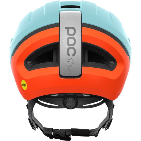 POC POCito Omne MIPS Youth Helmet Indicolite Blue Matt/Carnelian Orange Matt