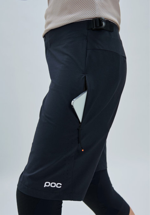 POC Womens Motion Air Shorts Uranium Black