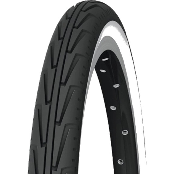 Michelin City J White/Black Wire Bead 20" Tyre