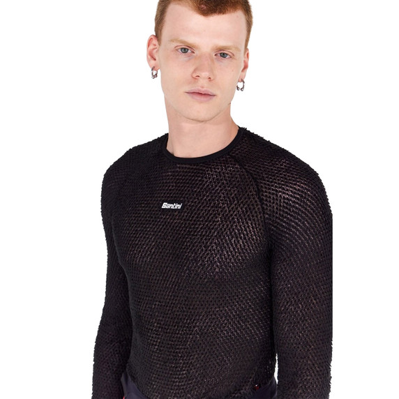 Santini Alpha Long Sleeve Baselayer Black