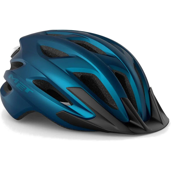 Met Crossover Helmet Unisize Metallic Blue