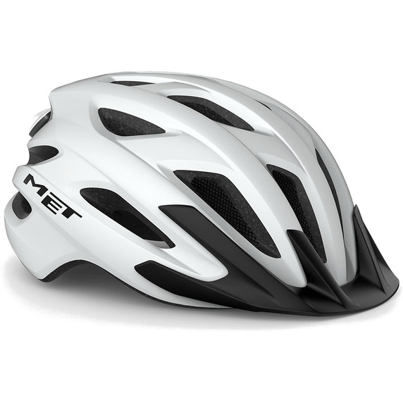 Met Crossover Helmet Unisize White