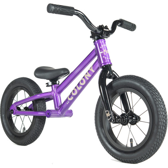 Colony BMX Horizon Alloy Balance Bike 12" Clear Purple