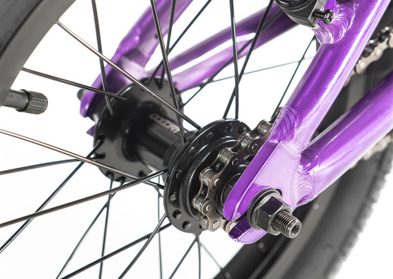 Colony Horizon 14" Freestyle BMX Bike Clear Purple