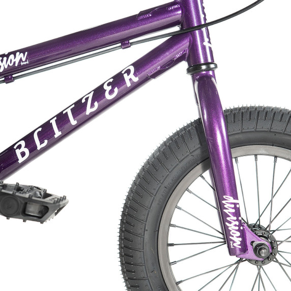 Division Blitzer 14" BMX Bike Metal Purple