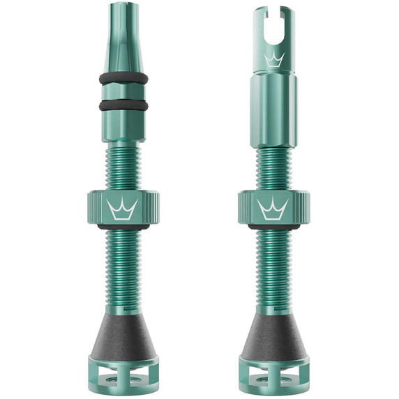 Peaty's Holeshot Fast Flow Tubeless Valves 60mm Jade