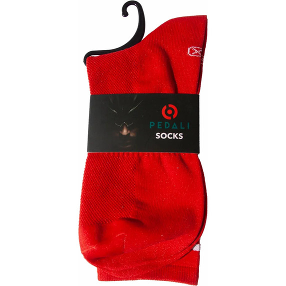 PEDALI Ascent Cycling Socks Red