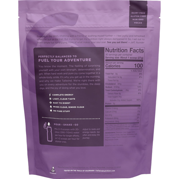 Tailwind Endurance Fuel 810g Grape