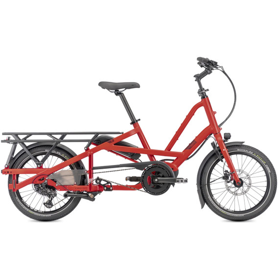 Tern QHL D9 Cargo E-Bike Satin Traffic Red