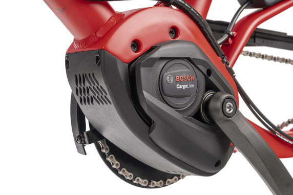 Tern QHL D9 Cargo E-Bike Satin Traffic Red