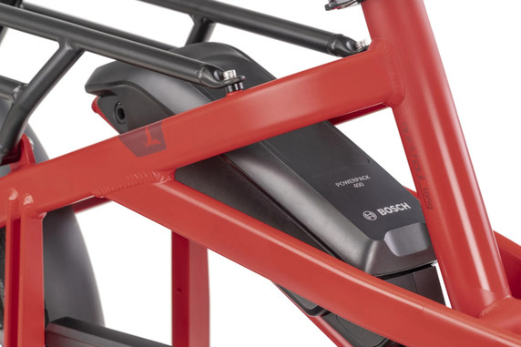 Tern QHL D9 Cargo E-Bike Satin Traffic Red