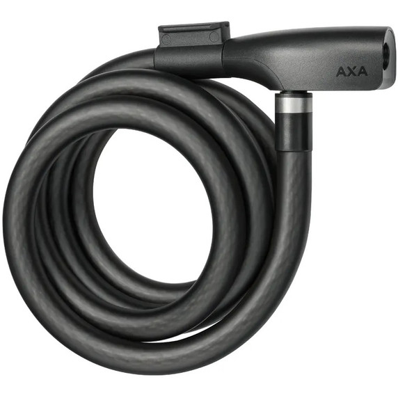 AXA Resolute 180cm x 15mm Black Cable Key Lock