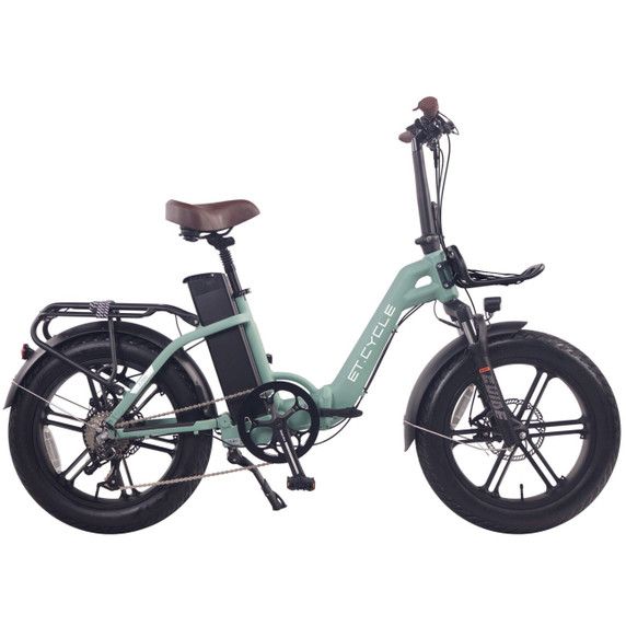 ET Cycles F720 Folding E-Bike Sage Green 20"