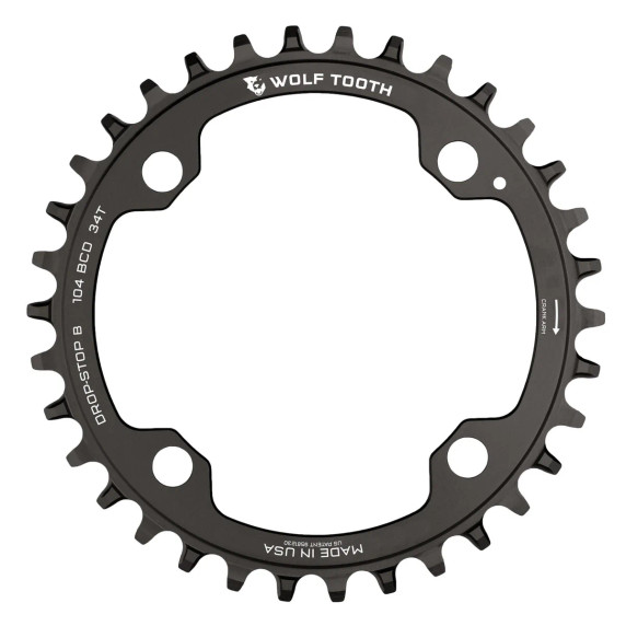 Wolf Tooth 104 BCD Chainring Drop-Stop B