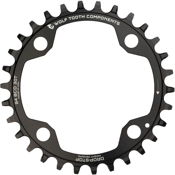 Wolf Tooth 94 BCD 4 Bolt Chainrings For SRAM Crankset Drop-Stop A