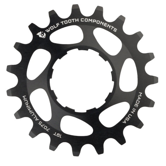 Wolf Tooth Aluminum Single Speed Cog Black