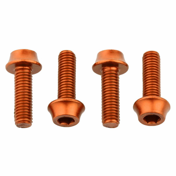 Wolf Tooth Bottle Cage Bolts Orange