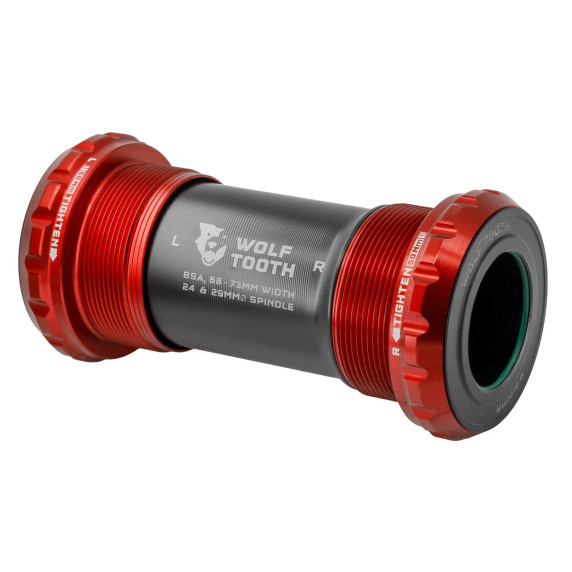 Wolf Tooth BSA Bottom Bracket Red