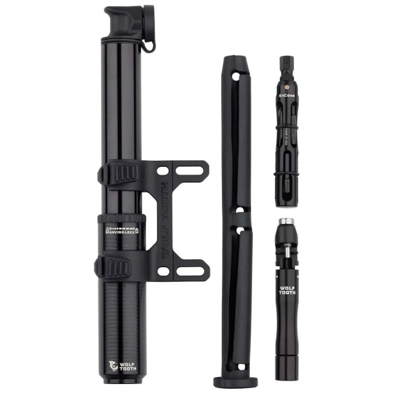 Wolf Tooth EnCase Pump 85cc W/ Hex Bit Wrench & Chain/Tyre Plug Multi Tools