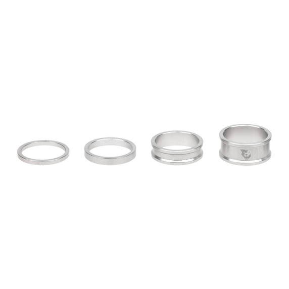 Wolf Tooth Headset Spacer Kit Raw Silver