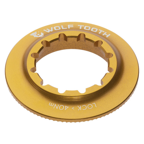 Wolf Tooth Internal Centerlock Rotor Lockring Gold