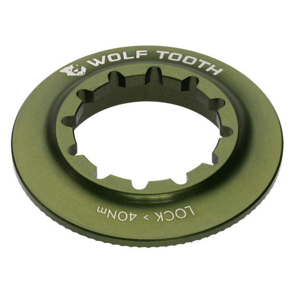 Wolf Tooth Internal Centerlock Rotor Lockring Olive