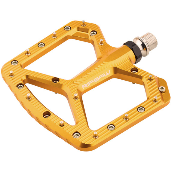 Wolf Tooth Ripsaw Pedals Gold