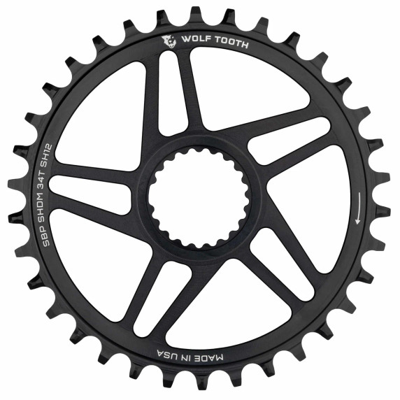 Wolf Tooth Shimano Direct Mount Boost Chainring Drop-Stop ST
